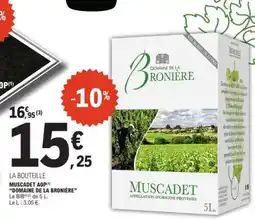 E.Leclerc Muscadet AOP 'Domaine de la Bronière' offre