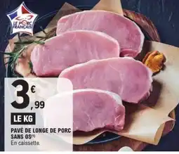 E.Leclerc Pavé de Longe de Porc Sans Os offre