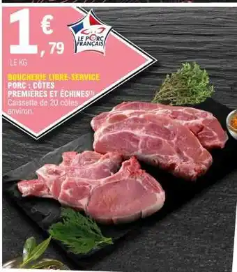 PORC : CÔTES PREMIÈRES ET ÉCHINES