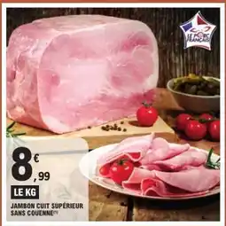 E.Leclerc Jambon Cuit Supérieur Sans Couenne offre