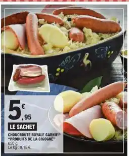 E.Leclerc CHOUCROUTE ROYALE GARNIE offre
