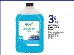 E.Leclerc LAVE-GLACE HIVER -10°C ECO+ offre