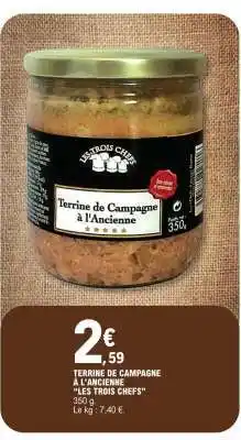 E.Leclerc Terrine de Campagne à l'Ancienne offre