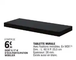 E.Leclerc TABLETTE MURALE offre