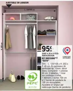 E.Leclerc KIT DRESSING EXTO offre