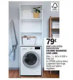 E.Leclerc COLONNE BUANDERIE LAVE-LINGE offre