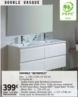 E.Leclerc ENSEMBLE “METROPOLIS” offre