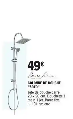 E.Leclerc COLONNE DE DOUCHE “SOTO” offre