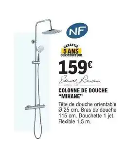 E.Leclerc COLONNE DE DOUCHE MIHANÉ offre