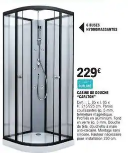 E.Leclerc CABINE DE DOUCHE CARLTON offre