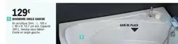 E.Leclerc BAIGNOIRE ANGLE GAUCHE offre