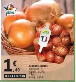 E.Leclerc OIGNONS JAUNE offre