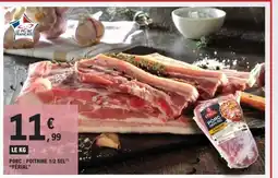 E.Leclerc PORC : POITRINE 1/2 SEL offre
