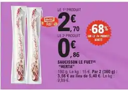 E.Leclerc Saucisson Le Fuet 'Herta' offre