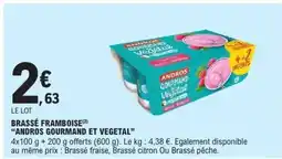 E.Leclerc BRASSÉ FRAMBOISE “ANDROS GOURMAND ET VEGETAL” offre