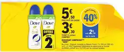 E.Leclerc Dove Déodorant Compressé offre