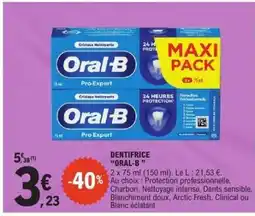 E.Leclerc Dentifrice Oral B offre