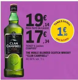 E.Leclerc Clan Campbell offre