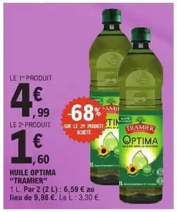 E.Leclerc Huile Optima Tramier offre