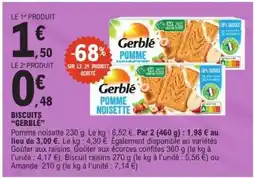 E.Leclerc Biscuits Gerblé offre