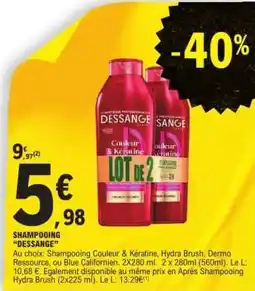 E.Leclerc Shampooing Dessange offre