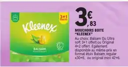 E.Leclerc MOUCHOIRS BOÎTE KLEENEX offre