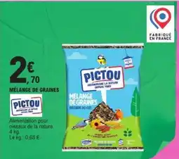 E.Leclerc MÉLANGE DE GRAINES offre