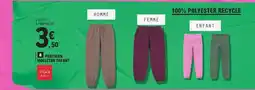 E.Leclerc Pantalon Molleton Enfant offre