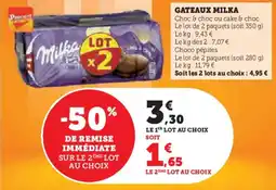 Super U Gateaux milka offre