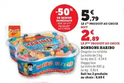 Super U Bonbons haribo offre