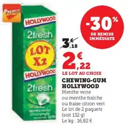 Super U Chewing-gum hollywood offre