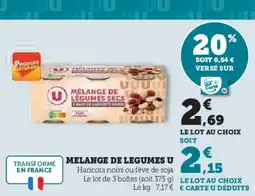 Super U Melange de legumes u offre