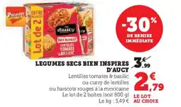 Super U Legumes secs bien inspires d'aucy offre