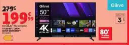 Auchan PHILIPS TV LED 50"/129CM Q50US251B offre