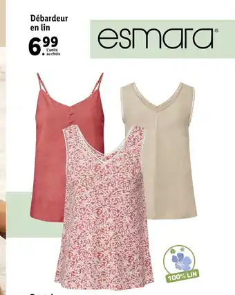 Lidl Debardeur en lin offre