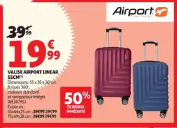 Auchan Valise airport linear offre