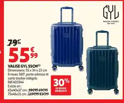 Auchan GYL Valise offre