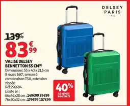 Auchan DELSEY PARIS Valise offre