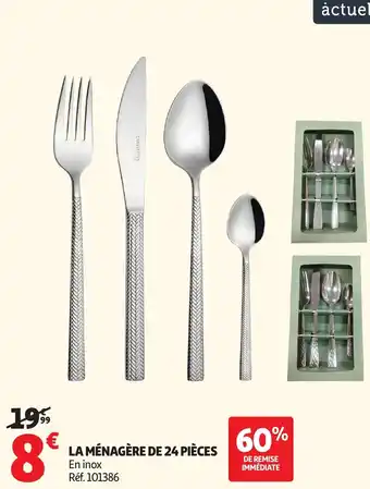 ACTUEL La ménagère de 24 pièces