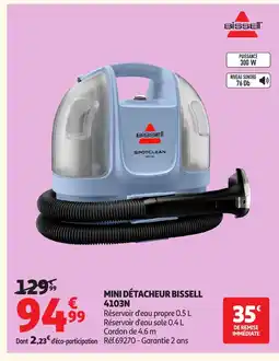 Auchan BISSELL Mini détacheur 4103n offre