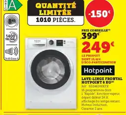 Super U HOTPOINT Lave-linge frontal offre
