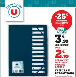 Super U Trieurs u 12 positions offre
