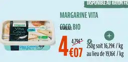 La Vie Claire VITAQUELL Margarine vita coco bio offre