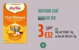 La Vie Claire YOGI TEA Infusion chaï mangue bio offre