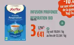 La Vie Claire YOGI TEA Infusion profonde respiration bio offre
