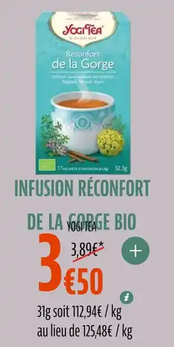 La Vie Claire YOGI TEA Infusion réconfort de la courage bio offre