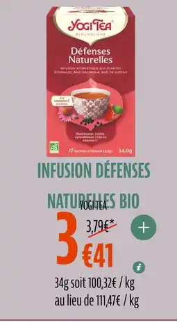 La Vie Claire YOGI TEA Infusion défenses naturelles bio offre