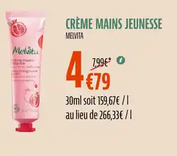 La Vie Claire MELVITA Crème mains jeunesse offre