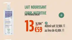 La Vie Claire EAU THERMALE JONZAC Lait nourissant cords nutritive offre