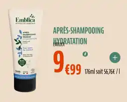 La Vie Claire EMBLICA Après- shampooing masque hydratation offre